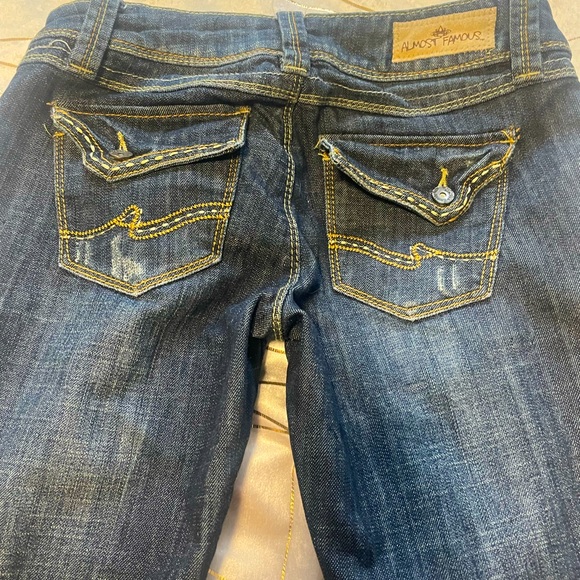 2/$30 Almost famous bootcut jeans size 3 - Picture 3 of 6